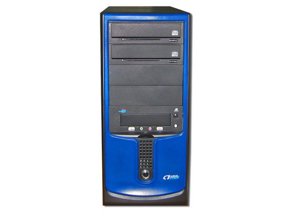 Gabinete Acteck KNOX XP con fuente de 300W ATX, Negro con Azul.