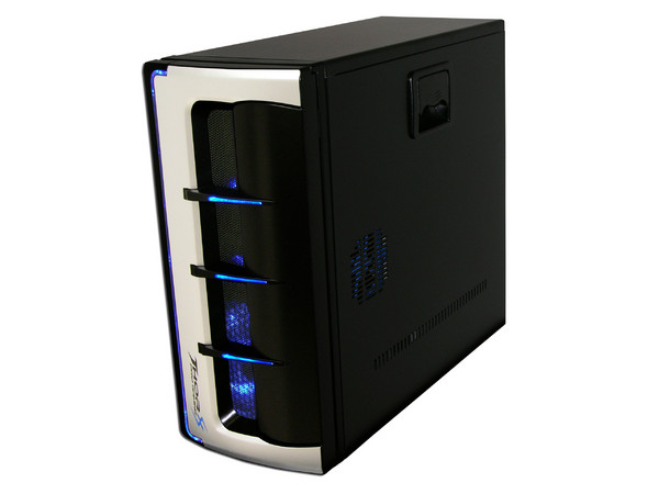 Gabinete Gamer Acteck Thorx con fuente de 600W, ATX, Color Negro/Plateado