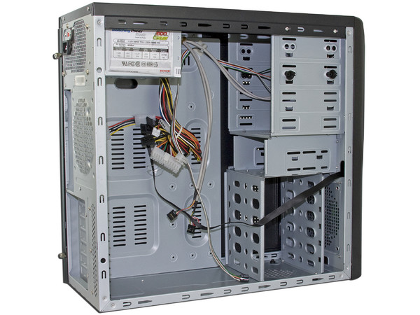 Gabinete Acteck Helix Pro Gaming con fuente de 600W, ATX. Color Negro