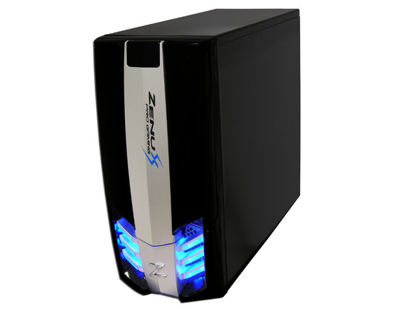 Gabinete Gamer Acteck Zenux con fuente de 600W, ATX, Color Negro/Plateado