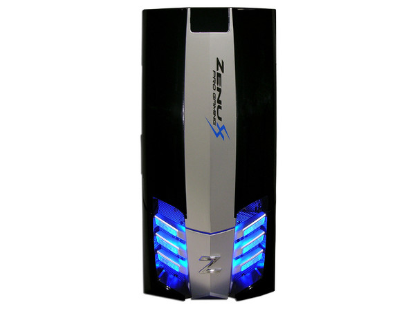 Gabinete Gamer Acteck Zenux con fuente de 600W, ATX, Color Negro/Plateado