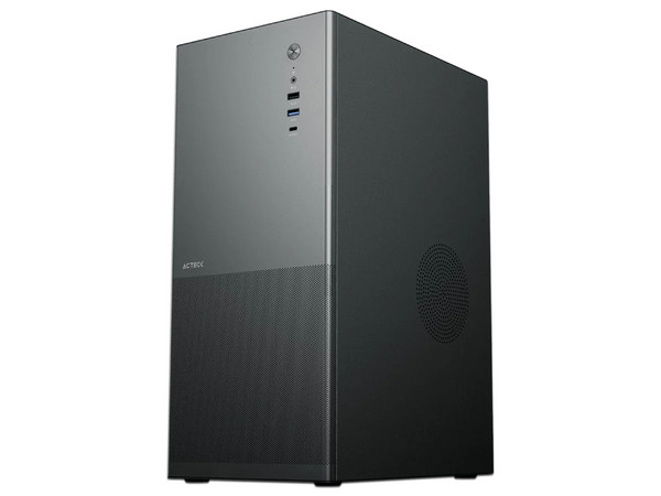 Gabinete ACTECK REX MAX GM757, Mid Tower, Micro-ATX, No Incluye Fuente de Poder. Color Negro.