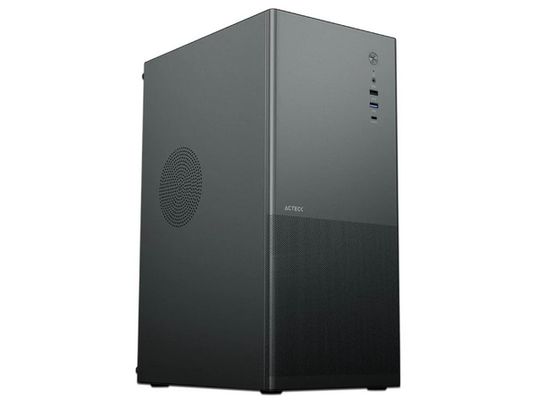 Gabinete ACTECK REX MAX GM757, Mid Tower, Micro-ATX, No Incluye Fuente de Poder. Color Negro.