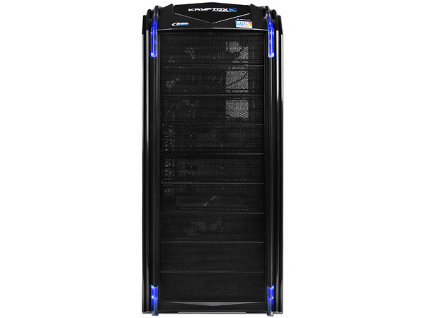 Gabinete Gamer Acteck Kryptox T9700 con fuente de 600W, ATX, Color Negro con Leds Azules