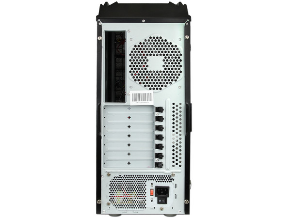 Gabinete Gamer Acteck Kryptox T9700 con fuente de 600W, ATX, Color Negro con Leds Azules