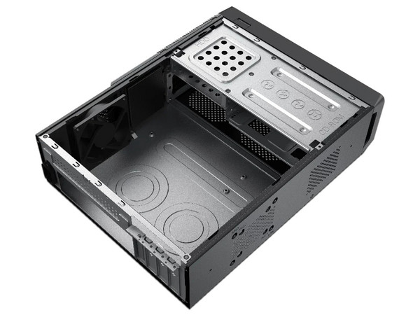 Gabinete ACTECK BERN TD-510, Micro-ATX, Incluye Fuente de Poder de 500W.