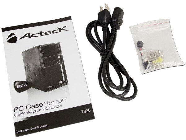 Gabinete Acteck Norton, MicroATX con fuente de 500W