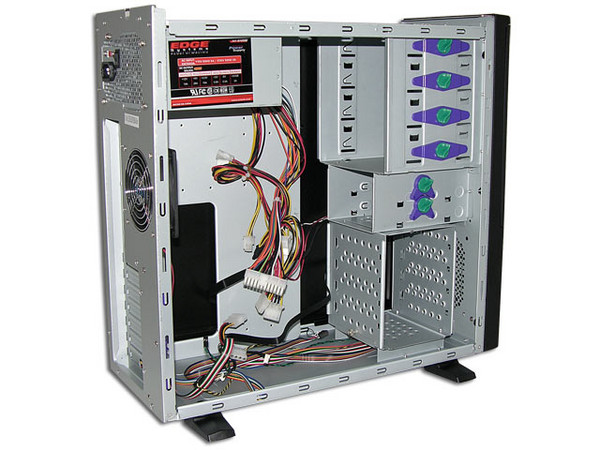 Gabinete Acteck Octanux con fuente de 400W, ATX. Color Negro con Gris