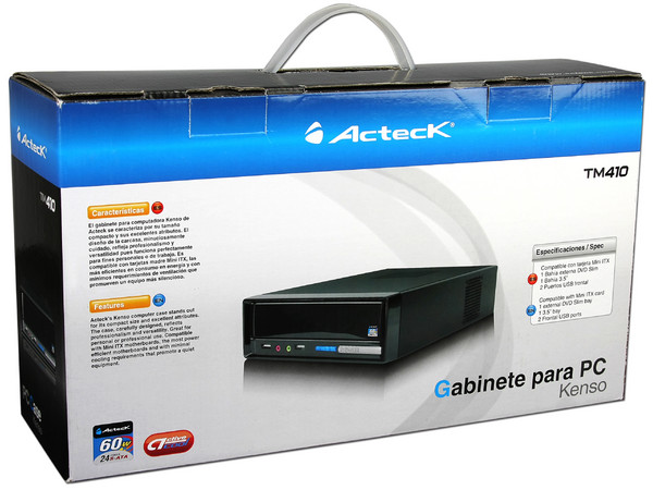 Gabinete Acteck Kenso Fuente de 60W, Mini ITX