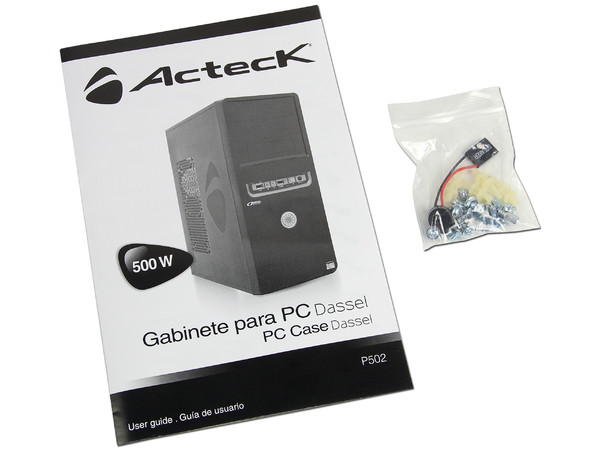 Gabinete Acteck Dassel ATX con fuente de 500W