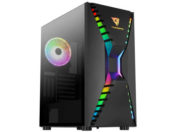 Gabinete Gamer Aerocool Cronus, Mid-Tower, E-ATX, (sin fuente de poder), Color Negro.