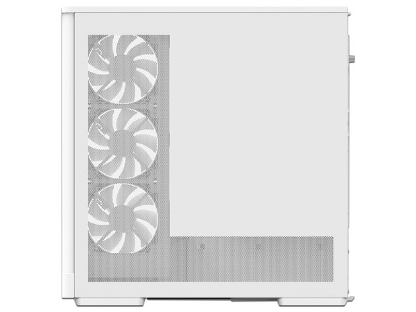 Gabinete AeroCool P500A, Mid Tower, ATX, Incluye Ventiladores 4 x 120mm RGB, Panel de Cristal Templado, (no incluye fuente de poder). Color Blanco.