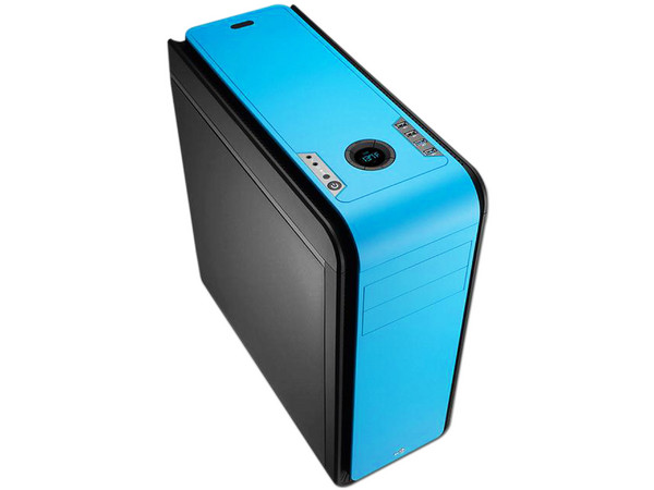 Gabinete Mid Tower Aerocool DS 200 Blue, ATX, (no incluye fuente de poder).