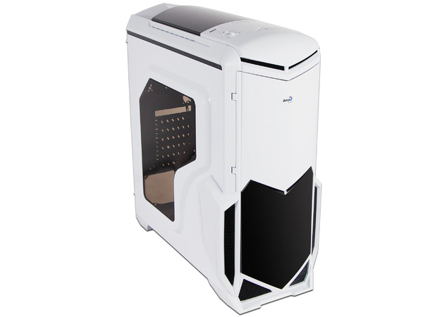 Gabinete Aerocool BattleHawk, ATX, (sin fuente de poder). Color Blanco.