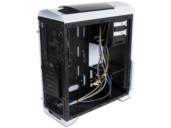 Gabinete Aerocool BattleHawk, ATX, (sin fuente de poder). Color Blanco.