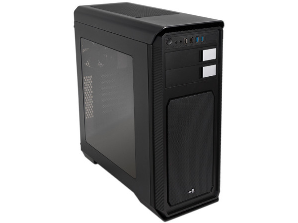 Gabinete Aerocool Aero-800 Black Mid Tower, ATX (sin fuente de poder).