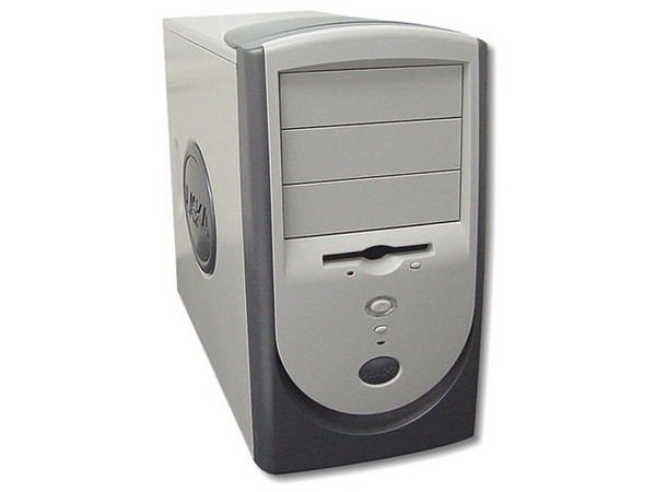 Gabinete Alaska Paxson 4, ATX, Blanco con marco gris