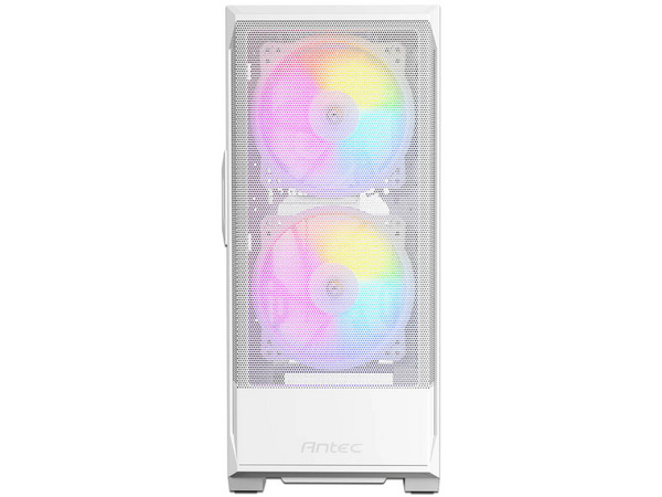 Gabinete Gamer Antec NX416L White, ATX, (No Incluye Fuente de Poder). Color Blanco.