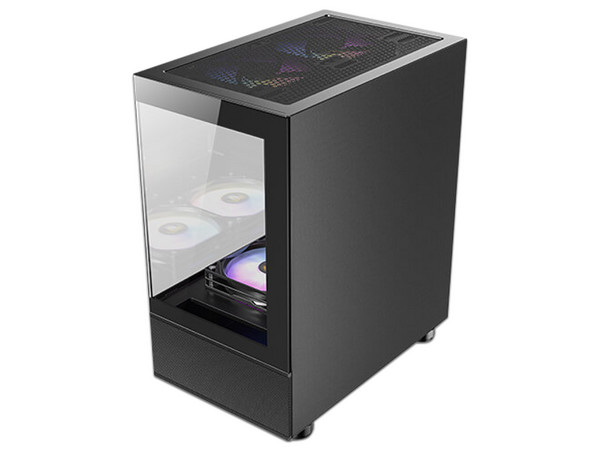 Gabinete Antec CX200M RGB ELITE , Mid-Tower, Micro-ATX, (No Incluye Fuente de Poder), Color Negro.
