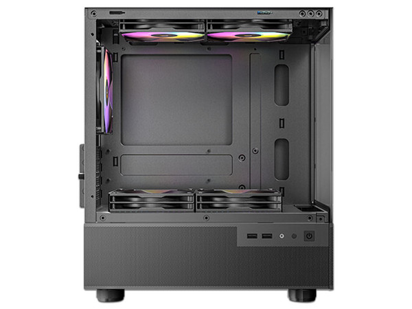 Gabinete Antec CX200M RGB ELITE , Mid-Tower, Micro-ATX, (No Incluye Fuente de Poder), Color Negro.