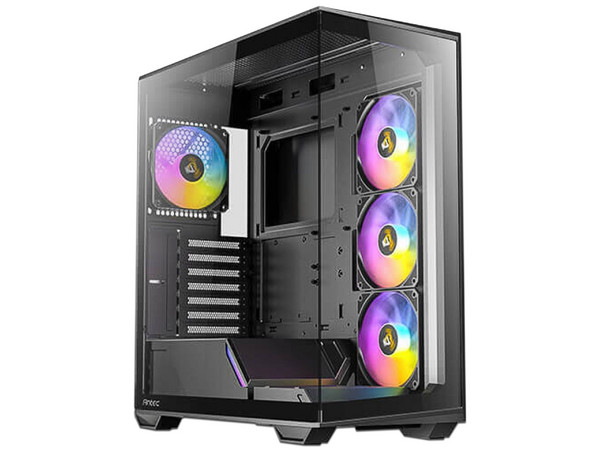 Gabinete Mid Tower Antec Constellation C3, ARGB, ATX. Color Negro