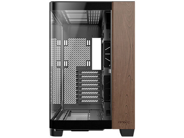 Gabinete Antec C8 Curve Wood, Full Tower, Panel de Madera, ATX, Color Negro