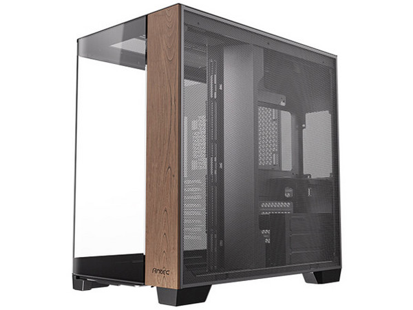 Gabinete Antec C8 Curve Wood, Full Tower, Panel de Madera, ATX, Color Negro
