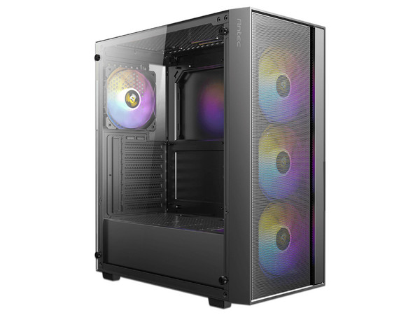 Gabinete Antec AX65, Mid-Tower, Micro-ATX, (No Incluye Fuente de Poder), Color Negro.