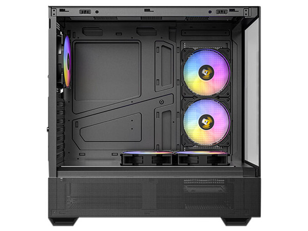 Gabinete Antec CX705, Mid Tower, ATX, Panel de Cristal Templado, Incluye 3 ventiladores de 120mm ARGB, (No Incluye Fuente de Poder), Color Negro.