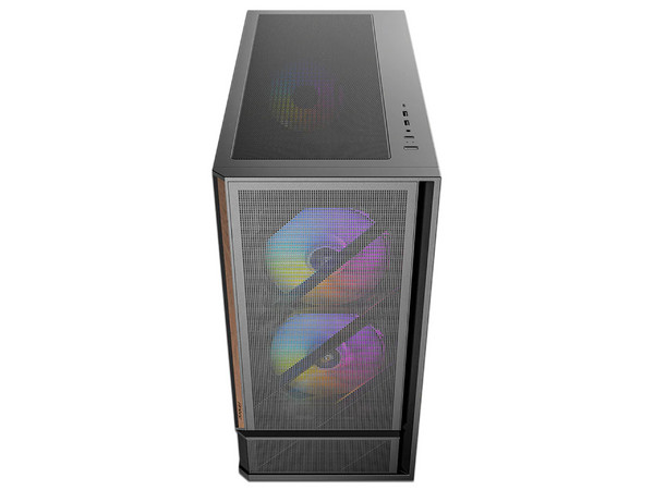 Gabinete Antec P30 ARGB, Mid Tower, ATX, Panel de Madera, Incluye 3 ventiladores de 120mm ARGB, (No Incluye Fuente de Poder), Color Negro.
