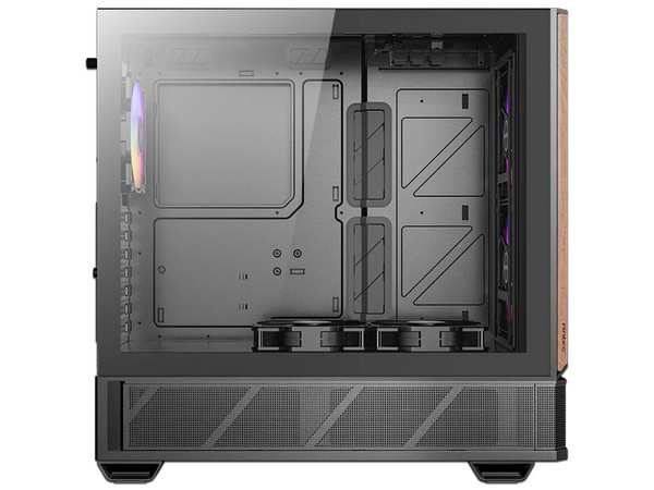 Gabinete Antec P30 ARGB, Mid Tower, ATX, Panel de Madera, Incluye 3 ventiladores de 120mm ARGB, (No Incluye Fuente de Poder), Color Negro.