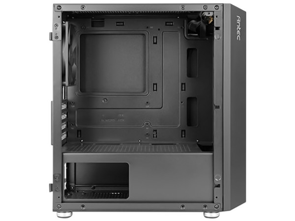 Gabinete Gamer Antec NX200M RGB, Mini-Tower, Micro-ATX (Sin fuente de poder). Color Negro.