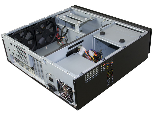 Gabinete Antec FUSION Elegante Diseño y Alta Calidad con fuente de 430W, Funcionamiento Silencioso. MicroATX