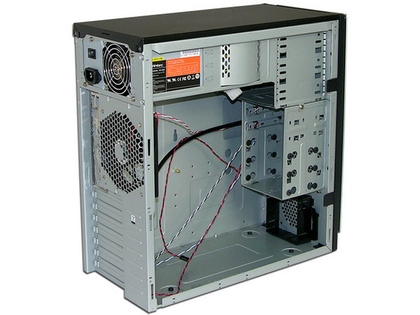 Gabinete  Antec NSK440 Elegante Diseño y  Alta Calidad con fuente de 380W, Funcionamiento Silencioso. ATX