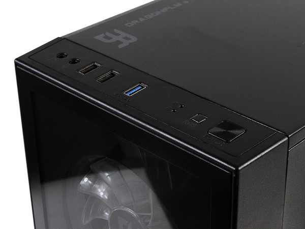 Gabinete Gamer Balam Rush Spectrum Dragonfly  Mid-Tower, ATX ,  RGB  (sin fuente de poder). Color Negro.