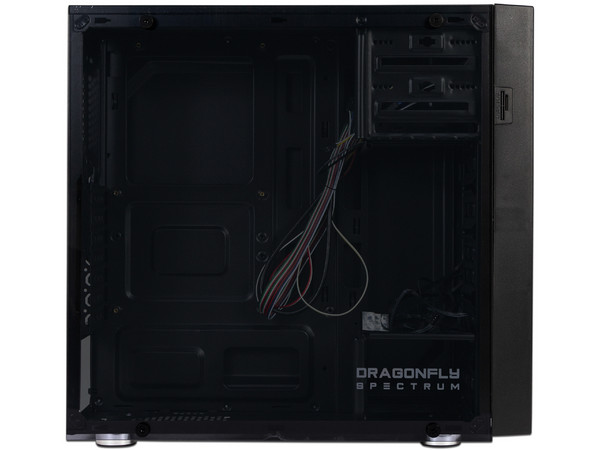 Gabinete Gamer Balam Rush Spectrum Dragonfly  Mid-Tower, ATX ,  RGB  (sin fuente de poder). Color Negro.