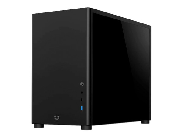 Gabinete Balam Rush Eris Jet, Mini-ITX, Cristal Templado, (No incluye fuente de poder). Color Negro.