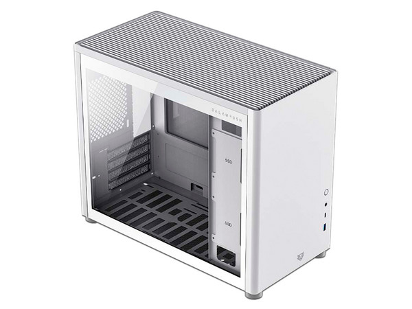 Gabinete Balam Rush Eris Frost, Mini-ITX, Cristal Templado, (No incluye fuente de poder). Color Blanco.