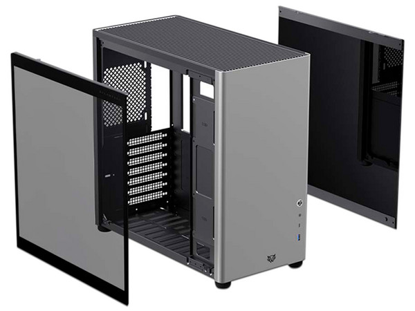 Gabinete Balam Rush Eris Special GM985, ATX, (Sin Fuente de Poder). Color Gris.