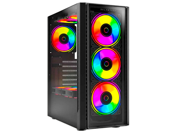 Gabinete Balam Rush Dragonfly Perform Crystal GM590CB, Mid-Tower, ATX, (No Incluye Fuente de Poder). Color Negro.