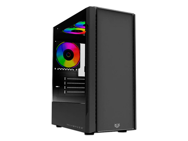 Gabinete BALAM RUSH NYX GI730, Mid Tower, Micro-ATX, No Incluye Fuente de Poder. Color Negro.