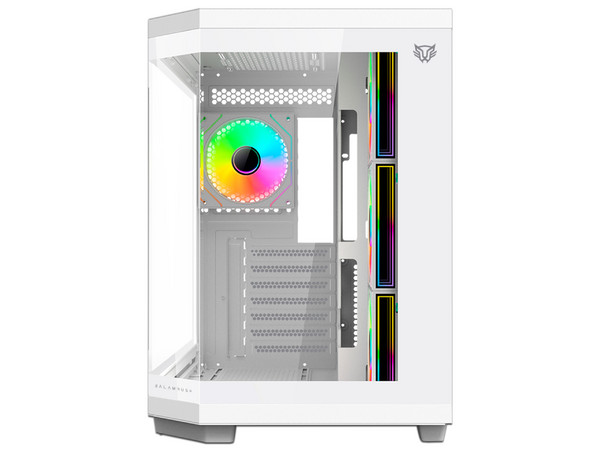 Gabinete Gamer Balam Rush Tank Master 9600TB, Mid-Tower, ATX (Sin fuente de poder). Color Blanco.