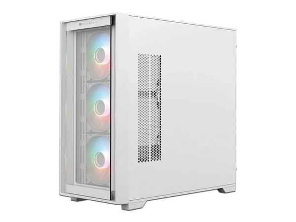 Gabinete Gamer Balam Rush Torre Carbono Twin Mate 8000, Micro-ATX, (No incluye fuente de poder). Color Blanco.