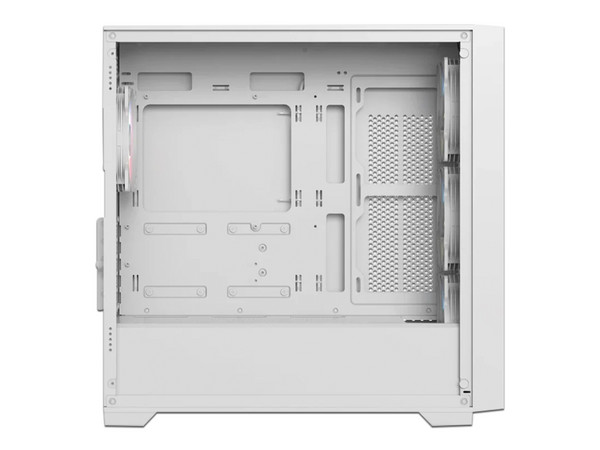 Gabinete Gamer Balam Rush Torre Carbono Twin Mate 8000, Micro-ATX, (No incluye fuente de poder). Color Blanco.