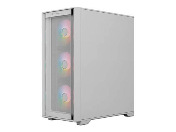 Gabinete Gamer Balam Rush Carbono Twin Mate 7000, ATX, (No incluye fuente de poder). Color Blanco.