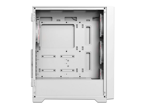 Gabinete Gamer Balam Rush Carbono Twin Mate 7000, ATX, (No incluye fuente de poder). Color Blanco.