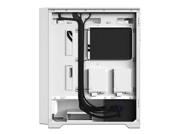 Gabinete Gamer Balam Rush Carbono Twin Mate 7000, ATX, (No incluye fuente de poder). Color Blanco.