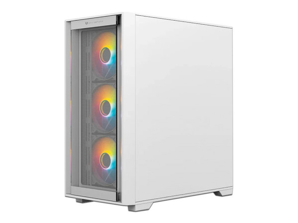 Gabinete Gamer Balam Rush Carbono Twin Mate 6000, Micro-ATX, (No incluye fuente de poder). Color Blanco.