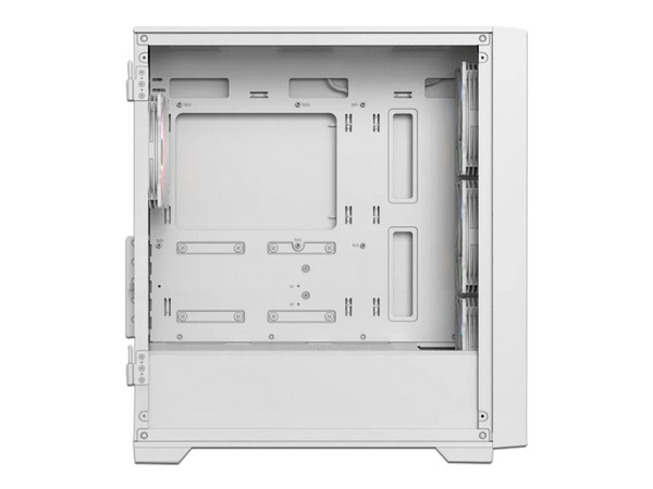 Gabinete Gamer Balam Rush Carbono Twin Mate 6000, Micro-ATX, (No incluye fuente de poder). Color Blanco.