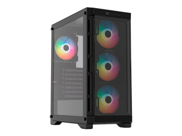 Gabinete Gamer Balam Rush Carbono Twin Mate 5000, Mid-Tower, ATX (Sin fuente de poder). Color Negro.